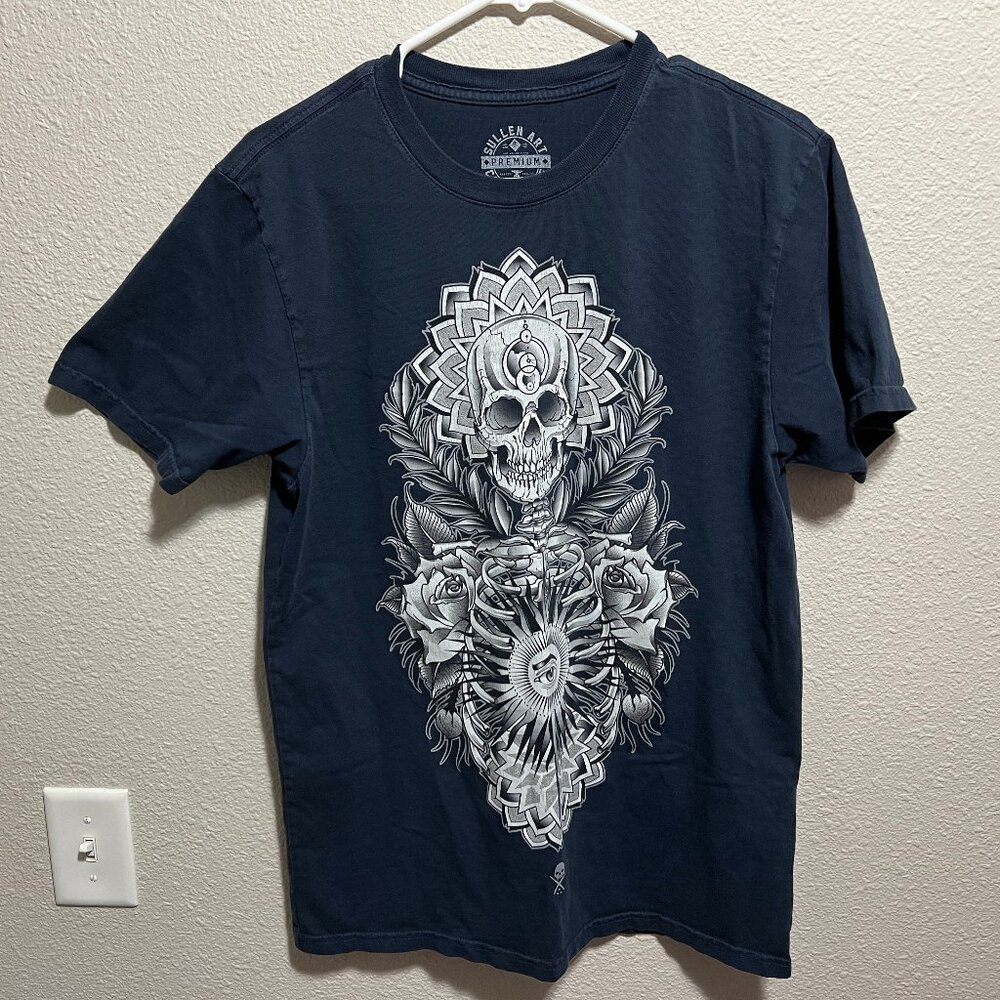 Men's Sullen Art Collective Joseph Haets Skeleton Eye Chakra T-Shirt - Size M